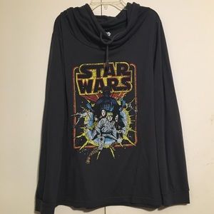 Junior Girls Cowl Neck Long Sleeve Star Wa…